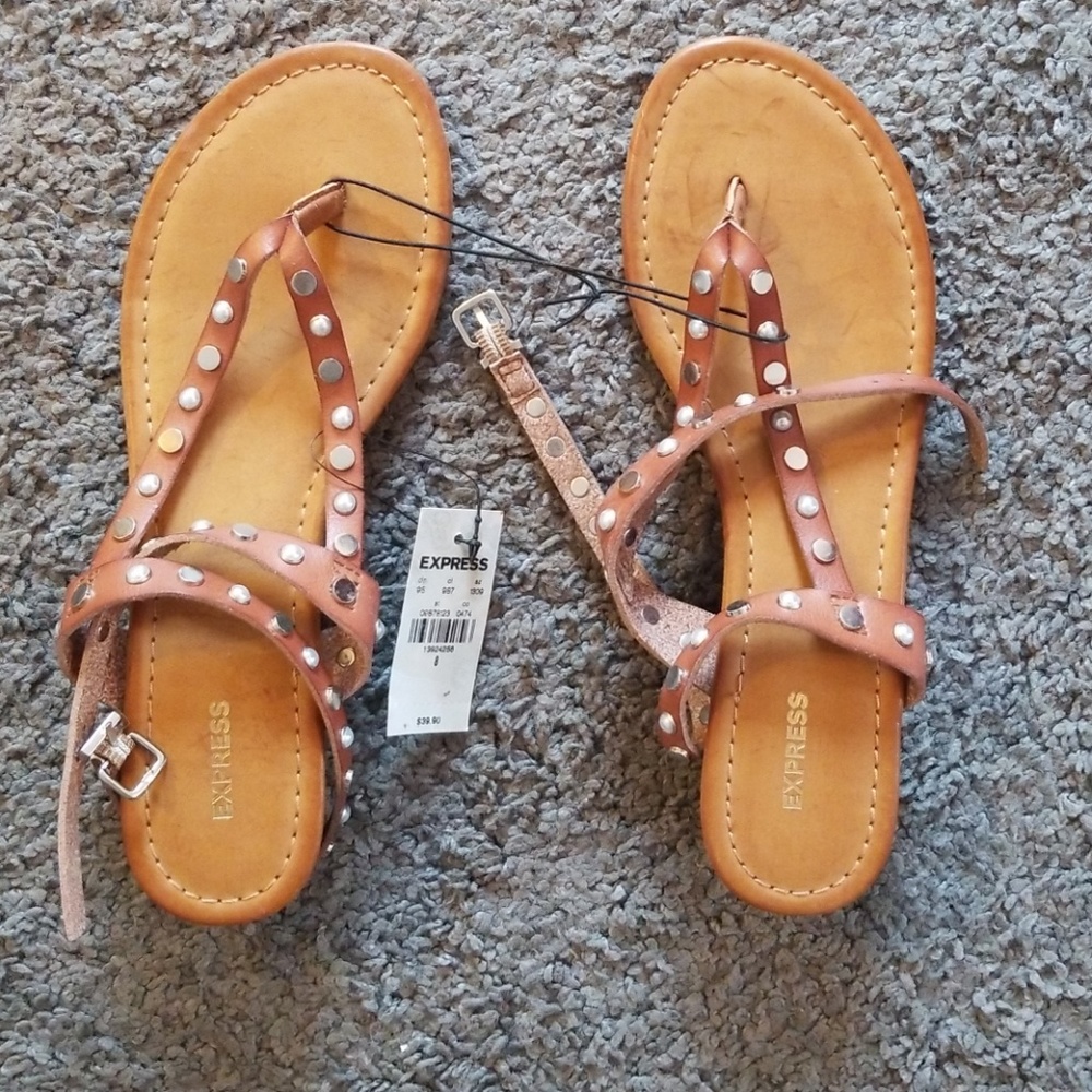 Strappy wedge sandals NEW